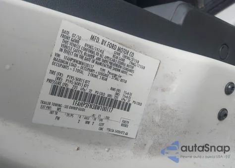 2011 Ford Focus Se z USA, uszkodzony, nr VIN 1FAHP3FN3BW100117